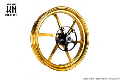 MOS 鍛造アルミホイール前後セット 【NINJA400/Z400/NINJA250/Z250】マットゴールド