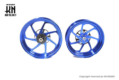 MOS 鍛造アルミホイール前後セット 【XMAX250/300】マットブルー【XF-7】