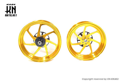 MOS 鍛造アルミホイール前後セット 【XMAX250/300】マットゴールド【XF-7】