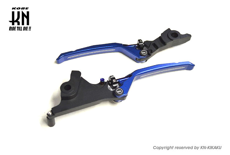 AR APEXX 調整式ブレーキレバー左右セット【シグナスGRYPHUS6型/UBS車専用】ブルー