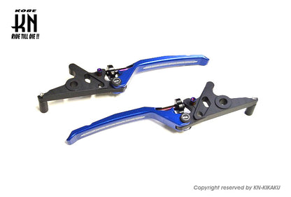 AR APEXX 調整式ブレーキレバー左右セット【シグナスグリファスABS/X FORCE】ブルー