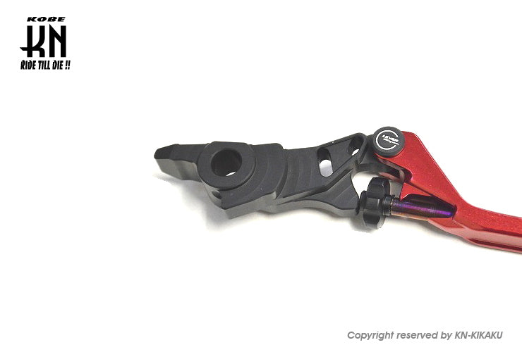 AR APEXX 調整式ブレーキレバー左右セット【シグナスGRYPHUS6型/UBS車専用】レッド