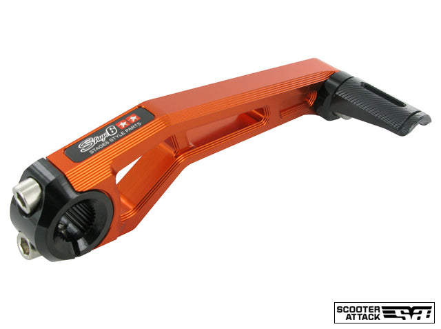 STAGE6 キックペダルTYPE10 横E/Gジョグ/,シグナスX系【オレンジ/ブラック】