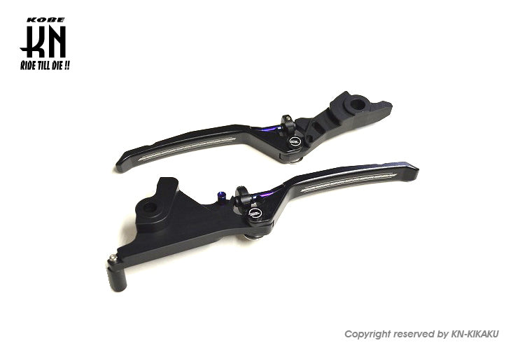 AR APEXX 調整式ブレーキレバー左右セット【シグナスGRYPHUS6型/UBS車専用】ブラック