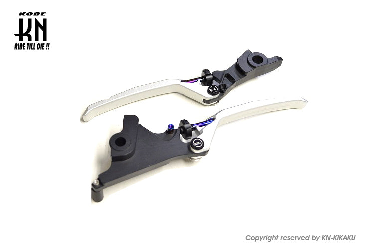 AR APEXX 調整式ブレーキレバー左右セット【シグナスGRYPHUS6型/UBS車専用】シルバー