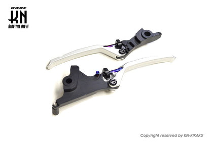 AR APEXX 調整式ブレーキレバー左右セット【シグナスGRYPHUS6型/UBS車専用】シルバー