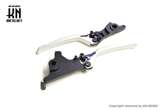 AR APEXX 調整式ブレーキレバー左右セット【シグナスGRYPHUS6型/UBS車専用】シルバー