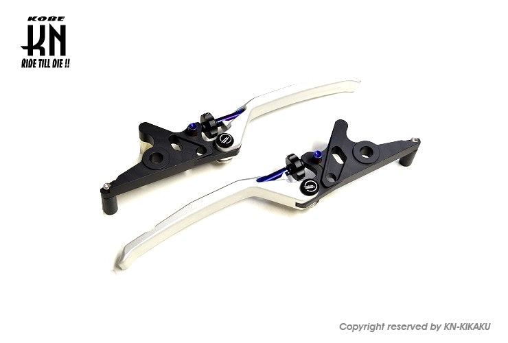 AR APEXX 調整式ブレーキレバー左右セット【シグナスグリファスABS/X FORCE】シルバー