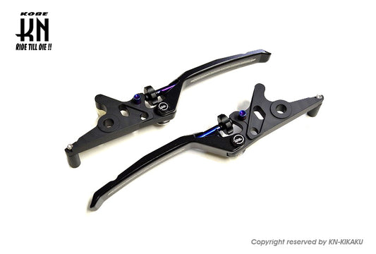 AR APEXX 調整式ブレーキレバー左右セット【シグナスグリファスABS/X FORCE】ブラック