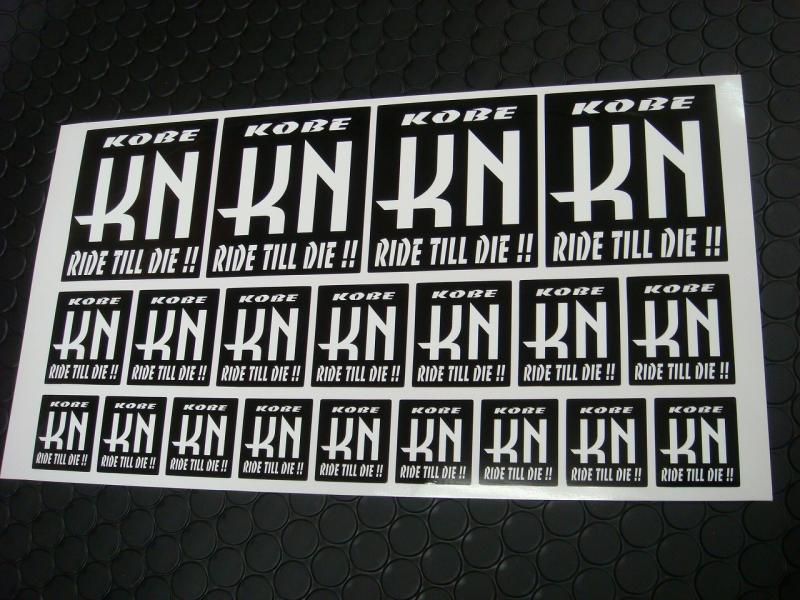 KN企画 ロゴステッカーセット【20枚入り】