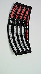 KOSO リムステッカー 黒 17インチ用