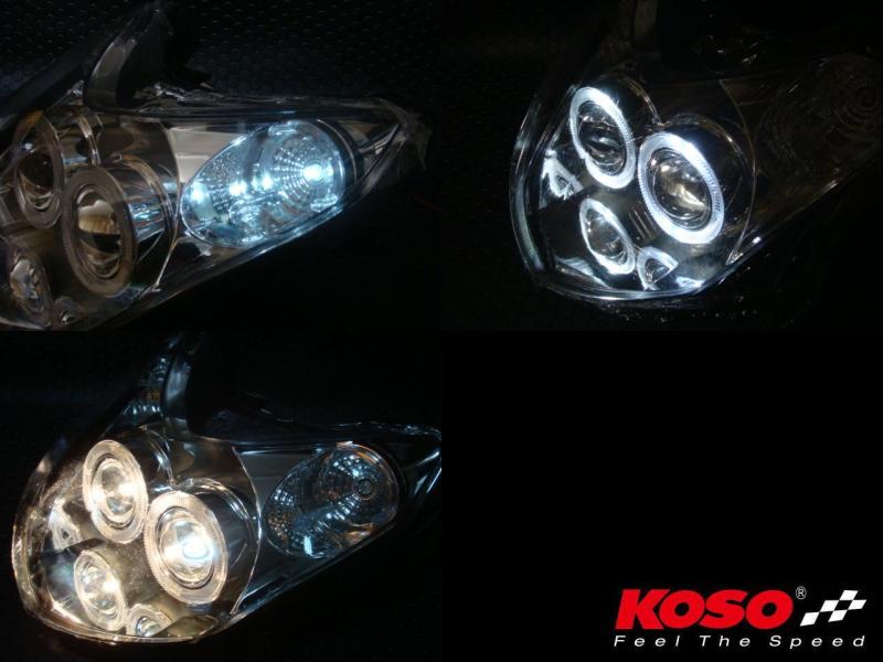 KOSO DUAL HALO プロジェクターライトアッセン【CP/WHITE】限定