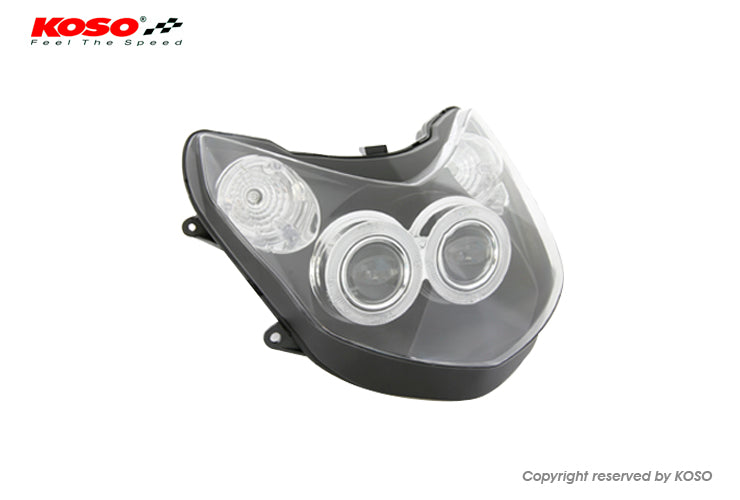 KOSO DUAL HALO プロジェクターライトアッセン【BLACK/WHITE】限定