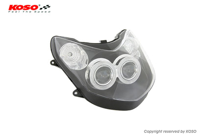 KOSO DUAL HALO プロジェクターライトアッセン【BLACK/WHITE】限定
