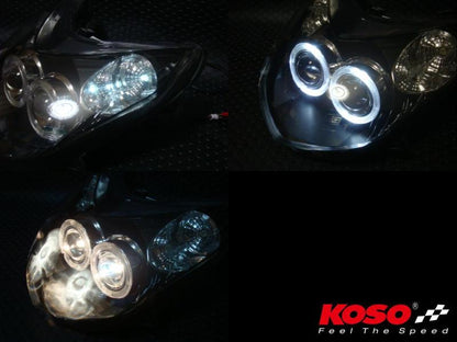 KOSO DUAL HALO プロジェクターライトアッセン【BLACK/WHITE】限定