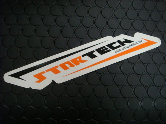 STARTECH ステッカー大 【ブラック/オレンジ】37mm-200mm