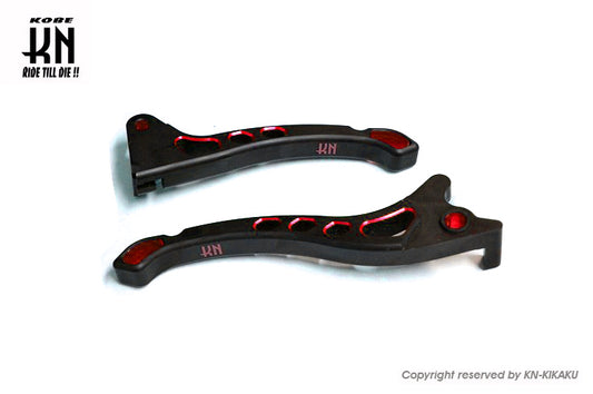 デュアルカラーレバーディスク3【ライブディオ/SR/ZX AF35】マットブラック/レッド