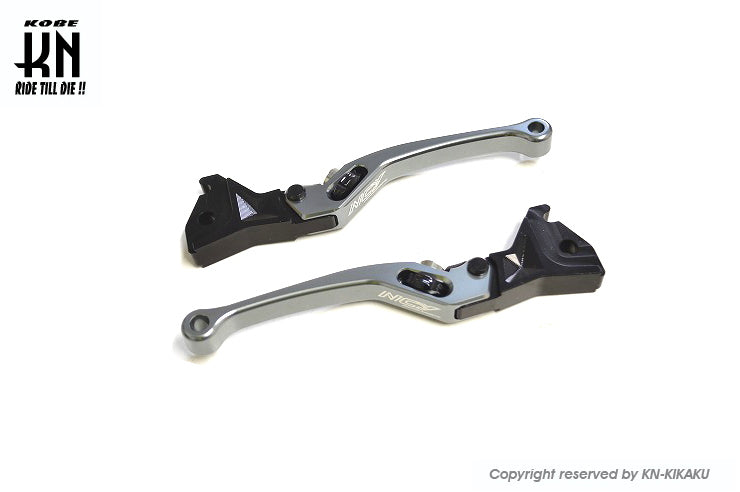 NCY 調整式ブレーキレバー【SMAX/マジェS/シグナス4-5型/BWSR】グレー