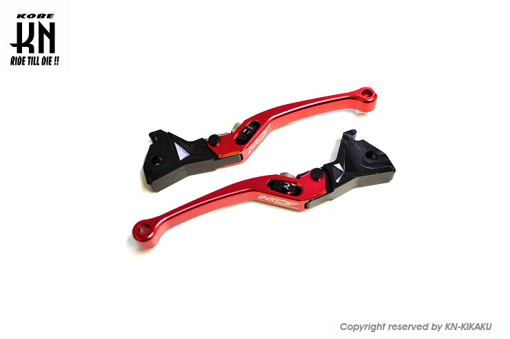 NCY 調整式ブレーキレバー【SMAX/マジェS/シグナス4-5型/BWSR】レッド