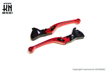 NCY 調整式ブレーキレバー【SMAX/マジェS/シグナス4-5型/BWSR】レッド