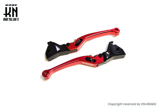 NCY 調整式ブレーキレバー【SMAX/マジェS/シグナス4-5型/BWSR】レッド