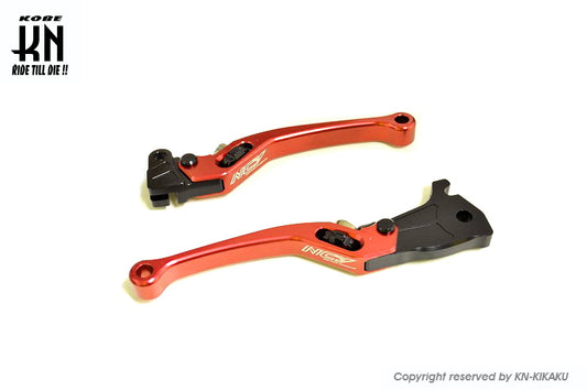 NCY 調整式ブレーキレバー【Gアクシス/BWS100/BWS125】レッド