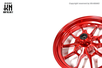 鍛造アルミホイール前後セット【アドレスV125/S(L0-)】レッド【タイプ1】