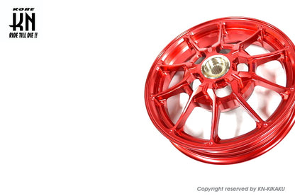 鍛造アルミホイール前後セット【アドレスV125/S(L0-)】レッド【タイプ1】