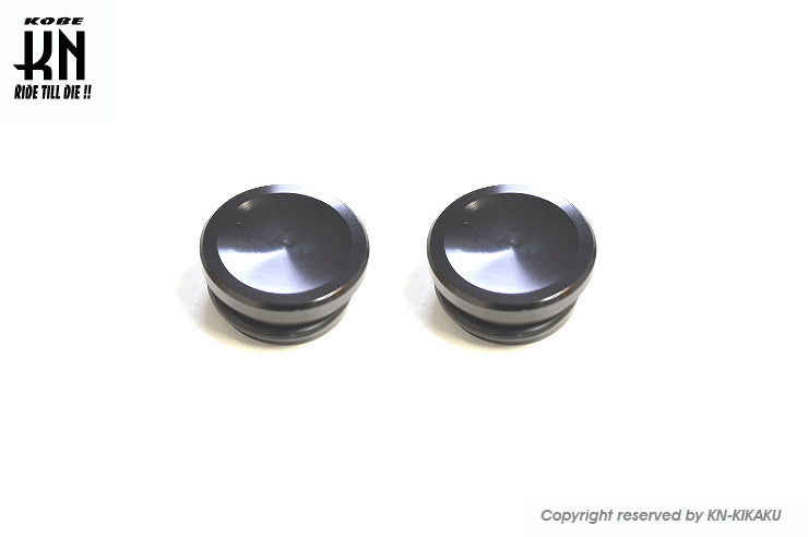 ビレットフレームサイドキャップ【ZOOMER/RUCKUS】ブラック