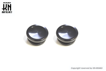 ビレットフレームサイドキャップ【ZOOMER/RUCKUS】ブラック