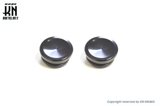 ビレットフレームサイドキャップ【ZOOMER/RUCKUS】ブラック