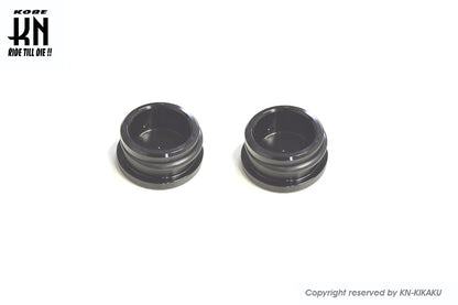 ビレットフレームサイドキャップ【ZOOMER/RUCKUS】ブラック