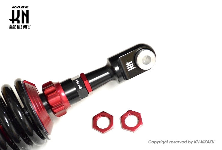 スーパーショック2【減衰調整付/車高調整付】325-335mm【FTR223】レッド