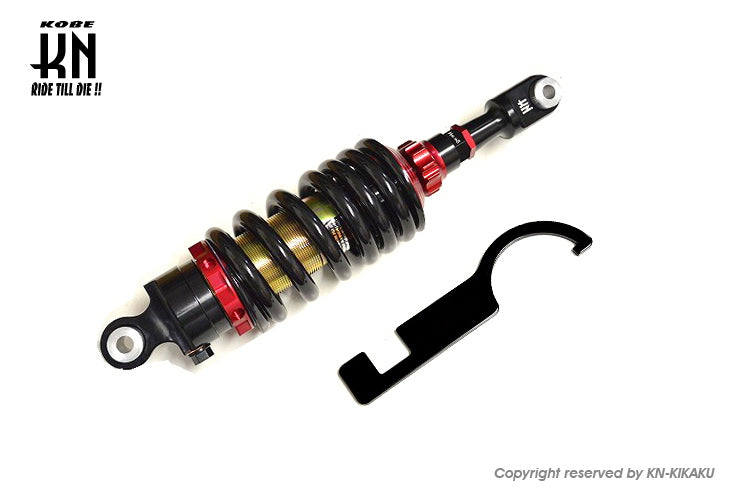 スーパーショック2【減衰調整付/車高調整付】325-335mm【FTR223】レッド