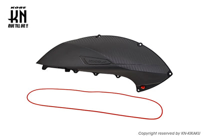 KOSOエアロエアクリーナーリッド カーボンルック 【シグナスGRYPHUS(6型)/BWS125(3型)/NMAX125/155(2型/V2)】