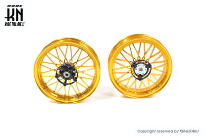 MOS 鍛造アルミホイール前後セット 【シグナスX 4/5型】ゴールド【XR-14】