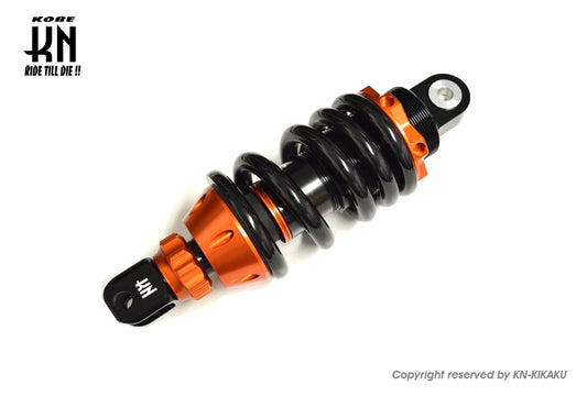 スーパーショック2【減衰調整付/全長調整式車高調整キット】225-250mm【ジャイロ系】オレンジ