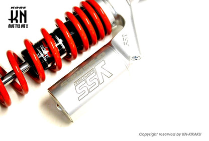 YSS 車高調整ガスショック【ZOOMER-X】320-330mm【ブラック/レッド】G-PLUS