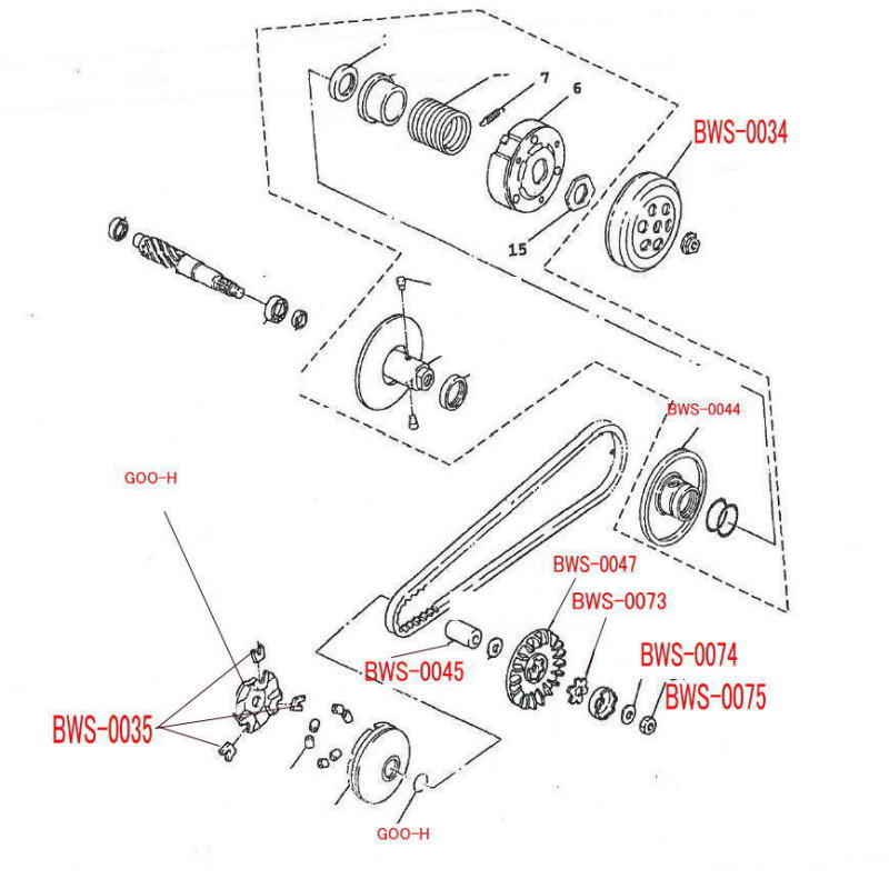 純正部品【クラッチアウター】  BWS100