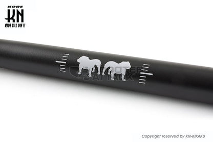 STAGE6 汎用ダウンヒルファットバー【取付部28.6mm/ハンドルグリップ部22.2mm】ブラック