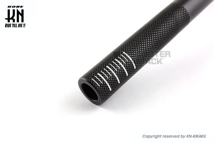 STAGE6 汎用ダウンヒルファットバー【取付部28.6mm/ハンドルグリップ部22.2mm】ブラック