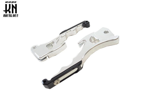 グランドアクシス ブレーキレバー【長さ調整付き】 シルバー/ブラック【限定】