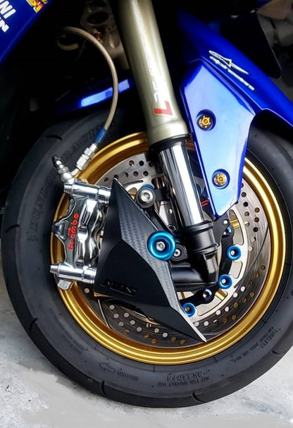 MOS ブレーキ冷却エアロダクト【右/汎用】100-110mmラジアルキャリパー向け