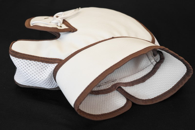 サマーハンドルカバー【ホワイト/ブラウン】