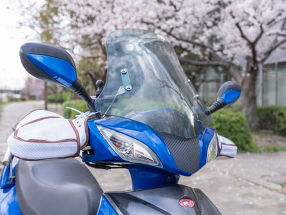 サマーハンドルカバー【ホワイト/ブラウン】