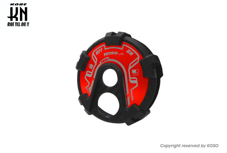 KOSO キーカバータイプ2【シグナスX/SMAX/FORCE】レッド