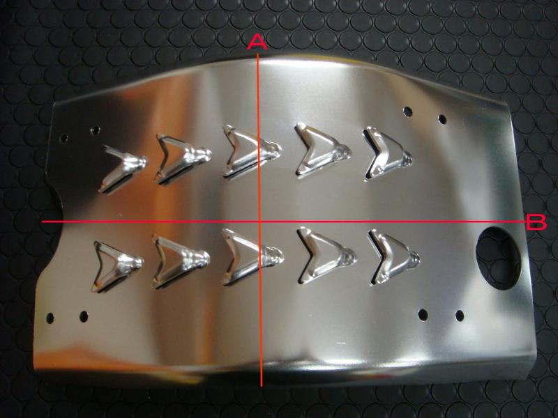 汎用リアフェンダー　汎用エンジンドガード　【310mm 200mm】