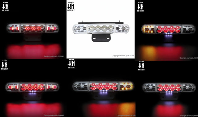 マルチリフレクターリアシーケンシャルLEDキット【ジャイロキャノピー】クリアー/クリアー