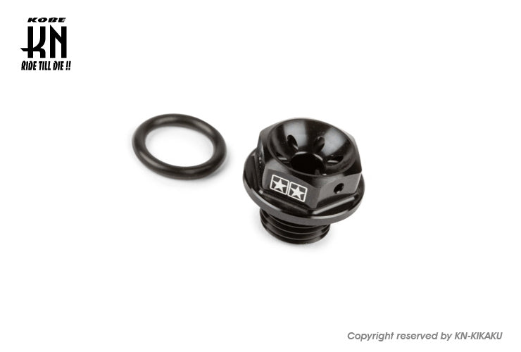 STAGE6 ミッションオイルキャップ 【ブラック】ヤマハ系