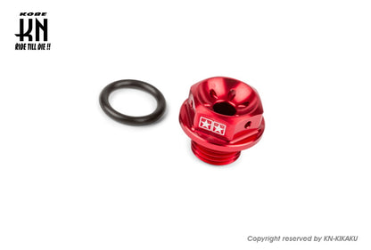 STAGE6 ミッションオイルキャップ 【レッド】ヤマハ系